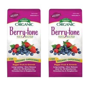 Espoma Organic Berry-Tone 4-3-4 Natural & Organic Fertilizer and Plant Food for All Berries. 4 lb. Bag