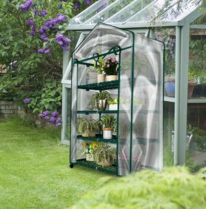 My First Impression with 4-Tier Mini Greenhouse