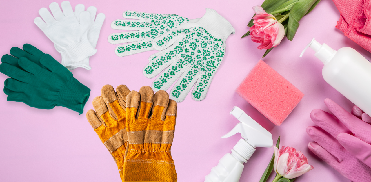 how to clean gloves