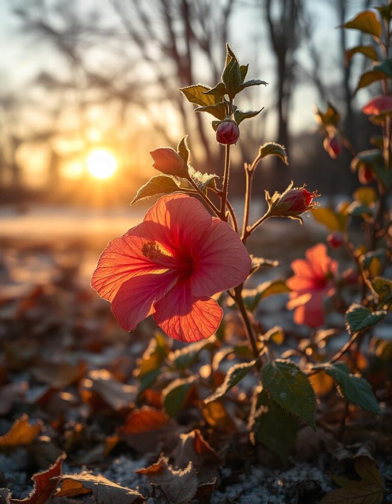 Outdoor Winter Protection for Hardy Hibiscus