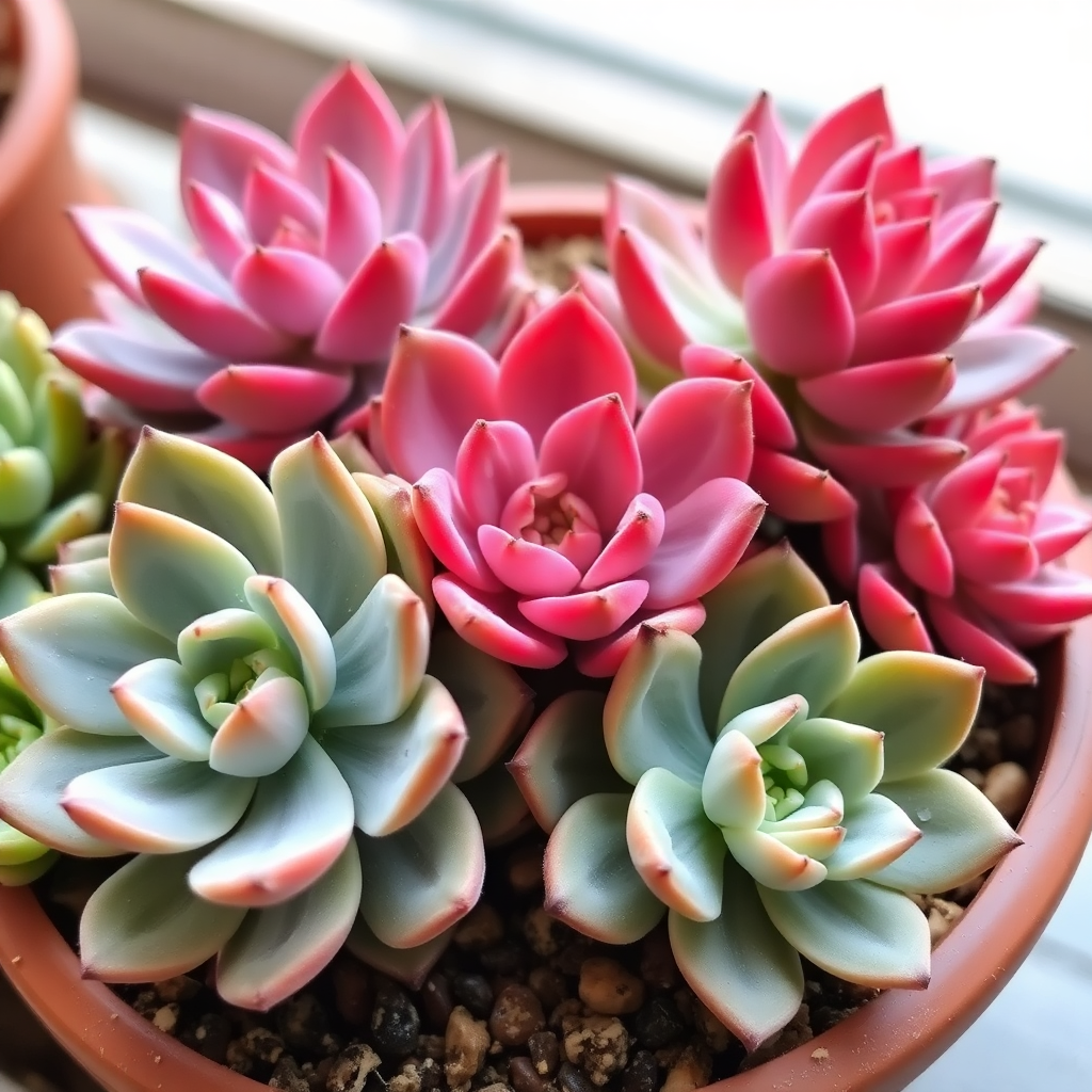 Echeveria succulents