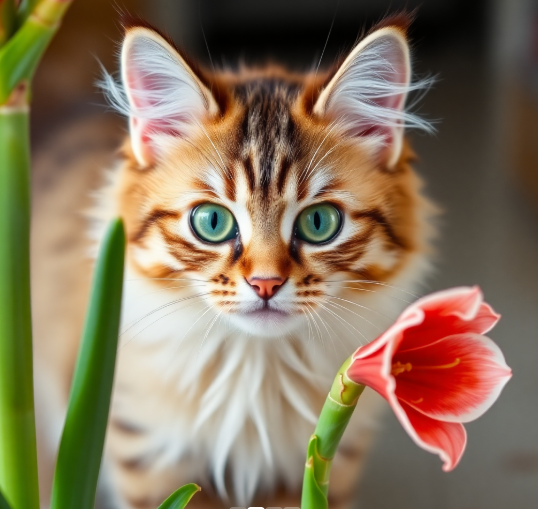 Symptoms of Amaryllis Poisoning in Cats