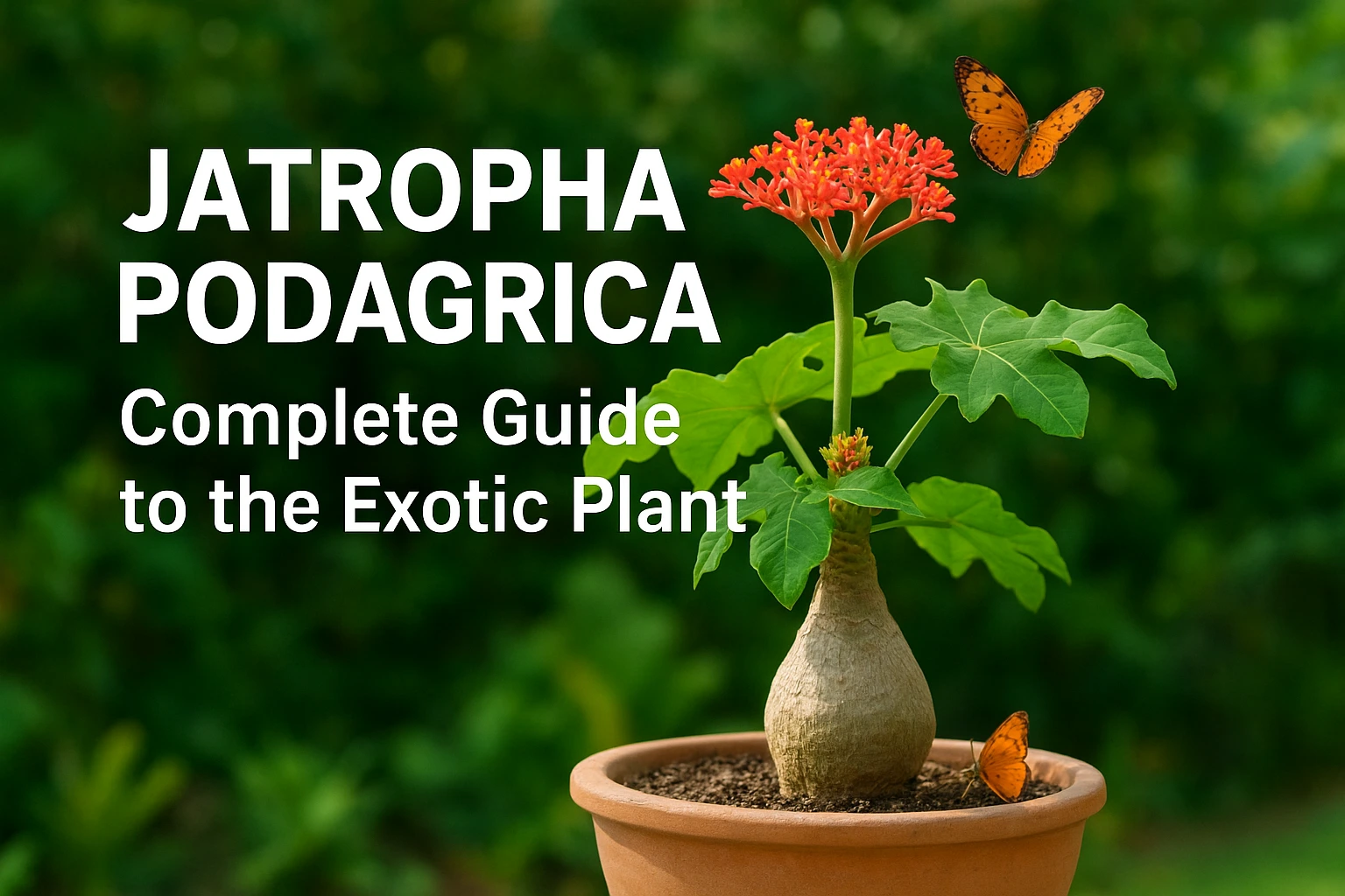 jatropha podagrica plants
