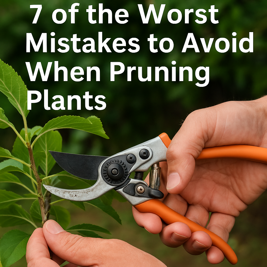 7 of the Worst Mistakes to Avoid When Pruning Plants