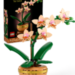 LEGO Botanicals Mini Orchid Building Set - Artificial, Fake Orchid for Home Decor, Adults Ages 18+ - Gift for Birthdays - Indoor Plant Decorations for Table, Desk, Office - 10343