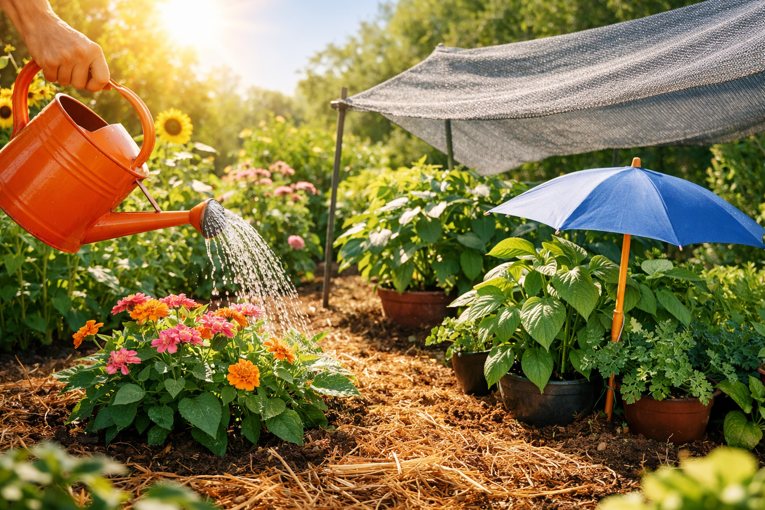 protect plants in summer