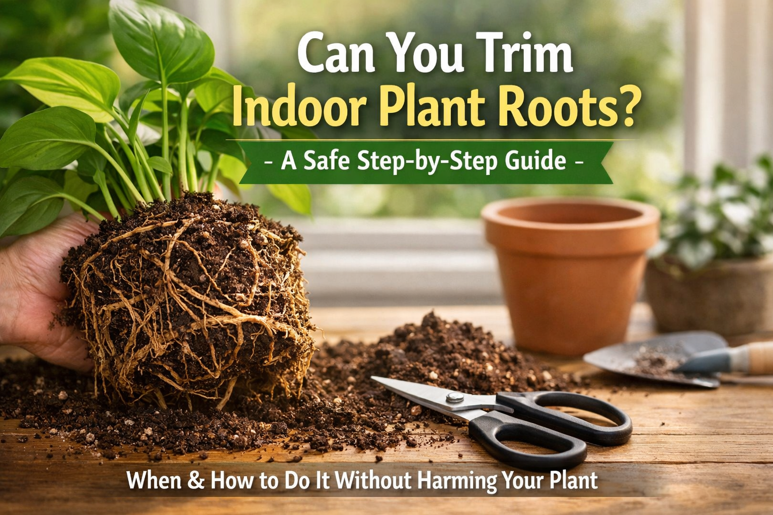 Can You Trim Indoor Plant Roots? When and How to Do It Safely