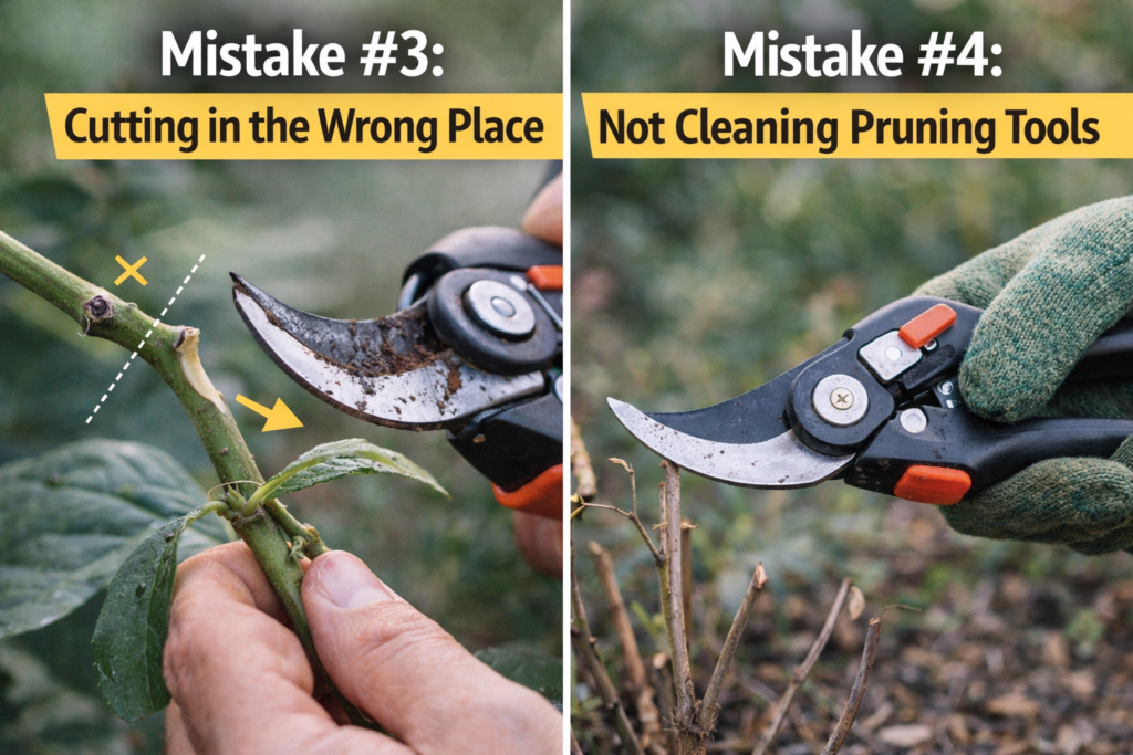 Cutting Branches in the Wrong Place