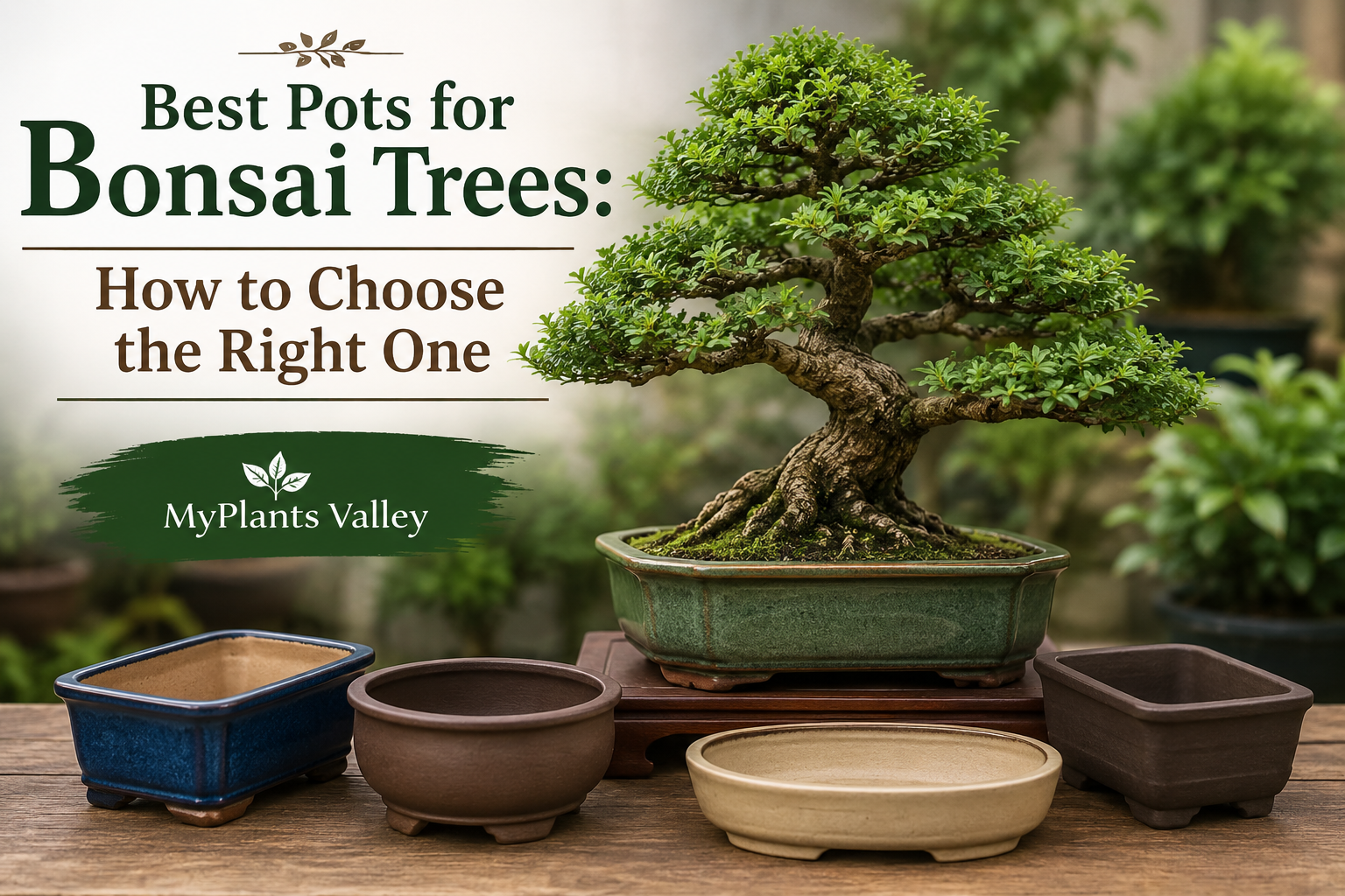 Best Pots for Bonsai Trees: How to Choose the Right One