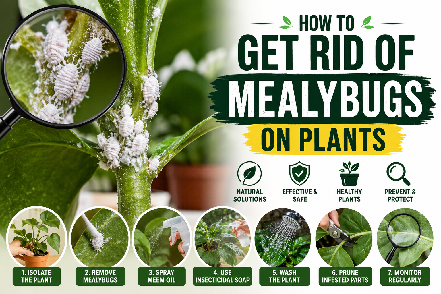 How to get rid of mealybugs