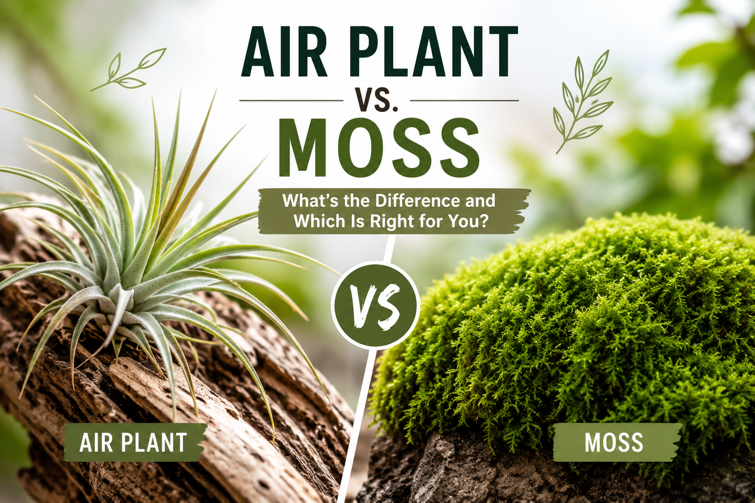 Air Plant vs. Moss: Difference & Which Is Right for You?
