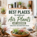 Best Places to Display Air Plants at Home: Creative Decoration Ideas